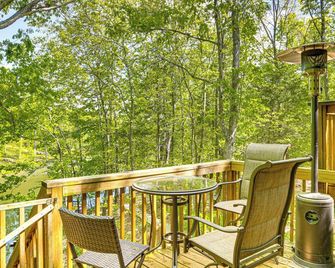 Hot Tub & Barrel Sauna! Lakefront Innsbrook Chalet - Wright City - Balcony