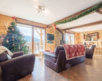 Les Genévriers - Vue montagne - Ventron - Sala de estar