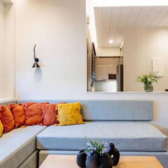 Living room view of Iasmos Luxury Apartment