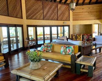 Jarabacoa Valey View Fireplace-Jacuzzy-Villar-Sauna 5br | 15px - Concepción de La Vega - Sala de estar