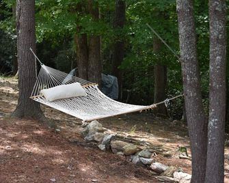 Log Cabin in a secure community in the beautiful Blue Ridge Mountains. - Piney Creek - Patio
