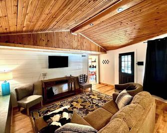 Onyx Grove Cabin • 2 Bedrooms & Hot Tub! - Harrison - Living room