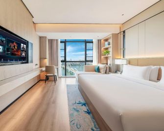 Wanting Hotel (Binjiang Ecological Park Ji'an Railway Station) - Ji'an - Slaapkamer