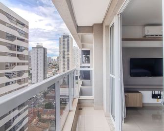 Charmosos Flats No Setor Bueno Txp - Goiânia - Balcony