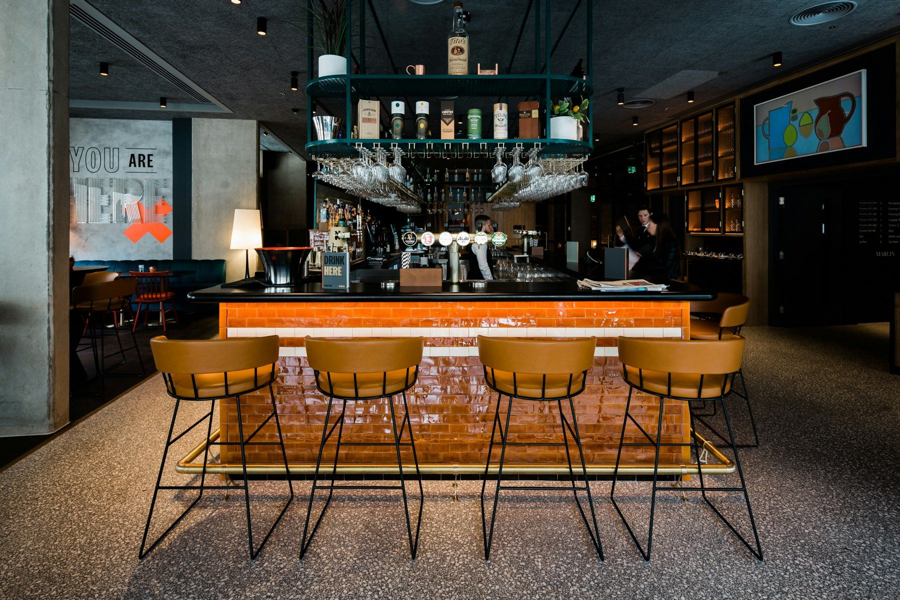 Marlin Hotel Stephens Green - דבלין - בר