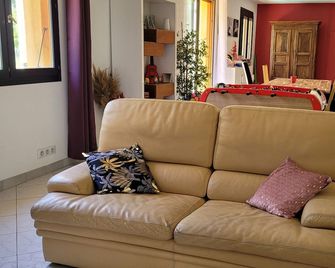 Family house with pool and garden in Drome - Valence - Living room