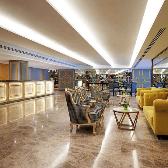 Lobby view of Cosmo Hotel Kuala Lumpur