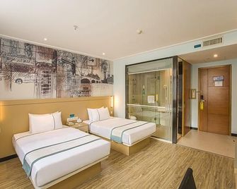 City Comfort Inn Qinzhou Baihaitun Square - Qinzhou - Schlafzimmer