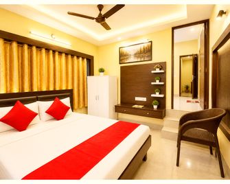Goroomgo Moon Ct Road Near Blue Flag Sea Beach Puri - Puri - Slaapkamer