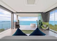 Villa Moonstar 6bedroom Luxury with Breathtaking Seaviews - Koh Samui - Pokój dzienny