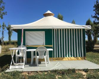 Camping Les Bois de Mont Redon - La Crau - Patio