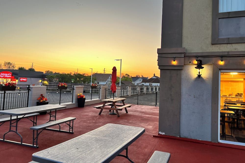Patio view of The Glengate Hotel & Suites