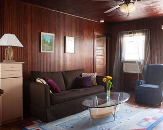 Vintage Beach Cottage located on stunning Lake Michigan Beach - Muskegon - Living room