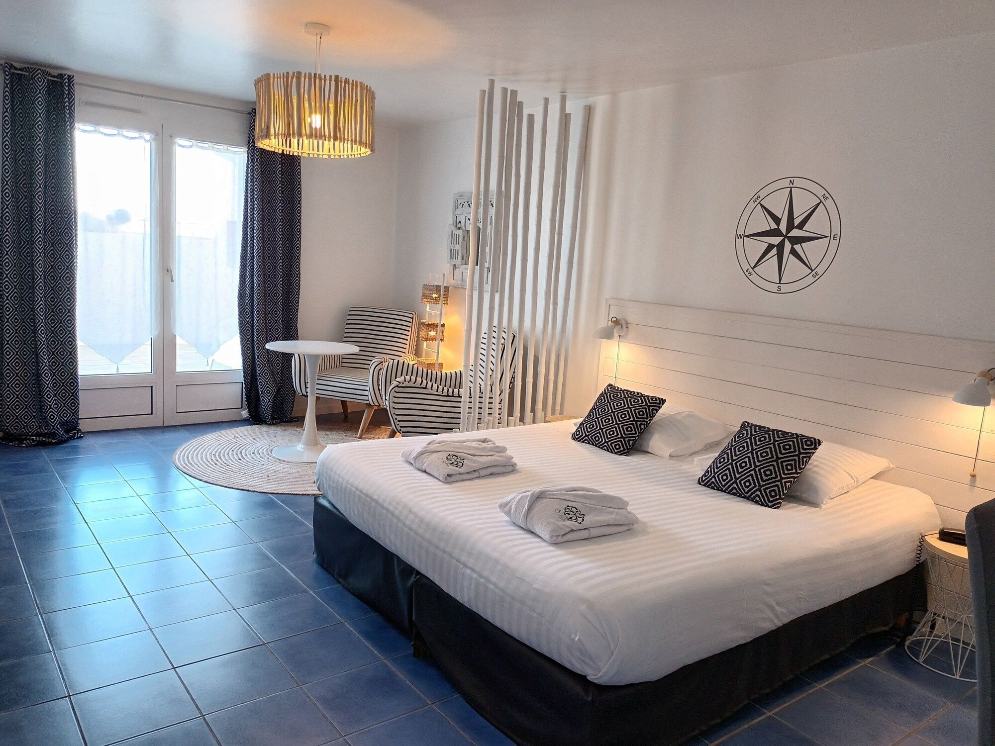 Hotel Ancre Marine - נורמוטייה אן לאיל - חדר שינה