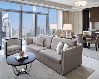 Address Dubai Mall-formerly Address Fountain Views - Dubai - Living room