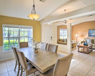 Sun-Dappled Cape Coral Oasis, 5 Mi to Beach! - Cape Coral - Essbereich