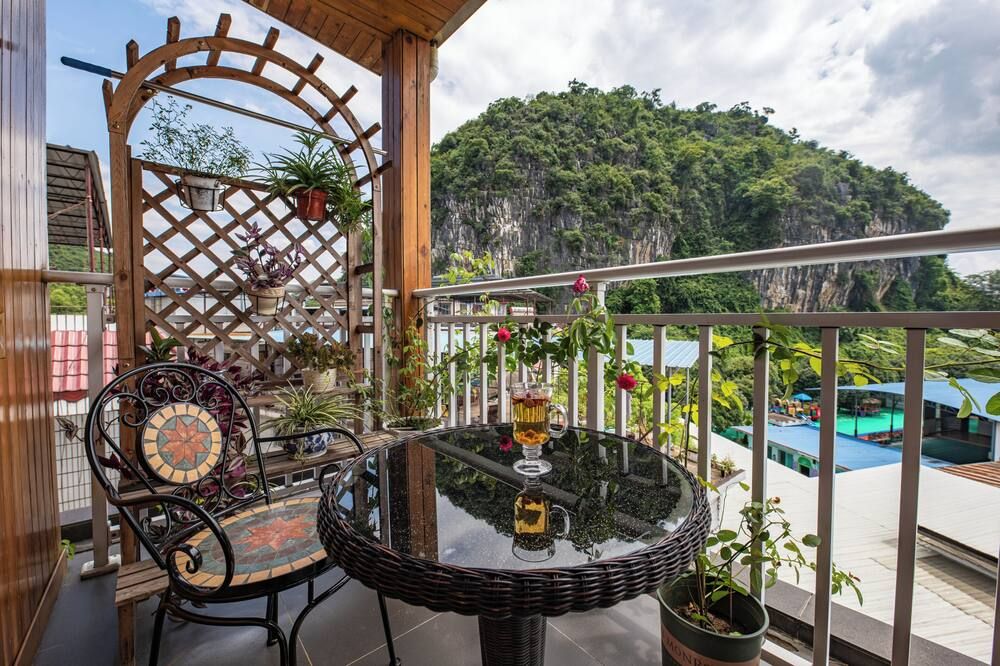 Junshe Boutique Guest House-Complementary pick up servie for a 3-night stay in a deluxe room - Guilin - Balcony