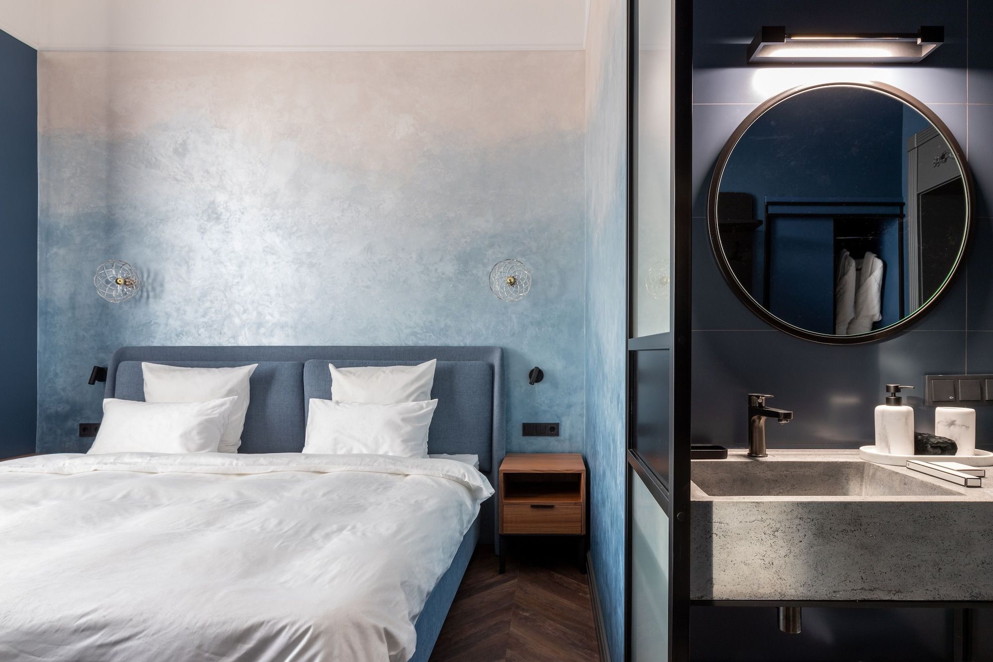 زالكيند هوتل روم آند يتين - مينسك - غرفة نوم