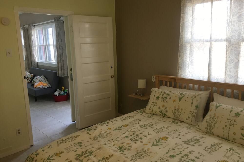 Bedroom view of Historic Clarkdale apartment #104