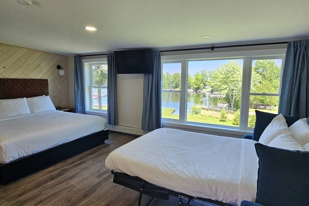 Juniper Motel-King Suite Deluxerm5lakefrontatv Access - Greenville - Habitación