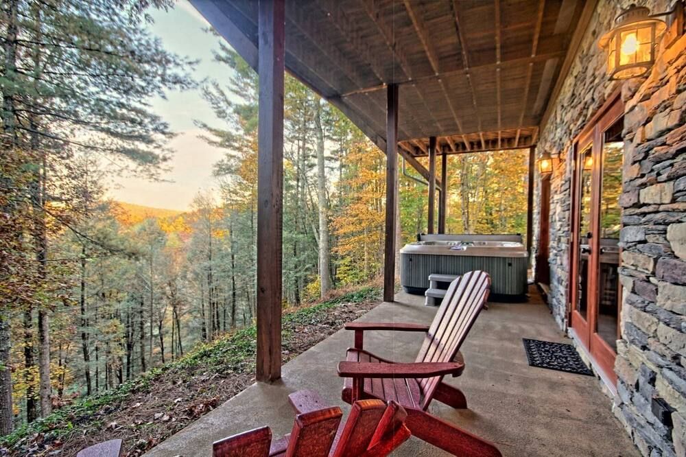 Cottage in the Woods - Blue Ridge - Balcón