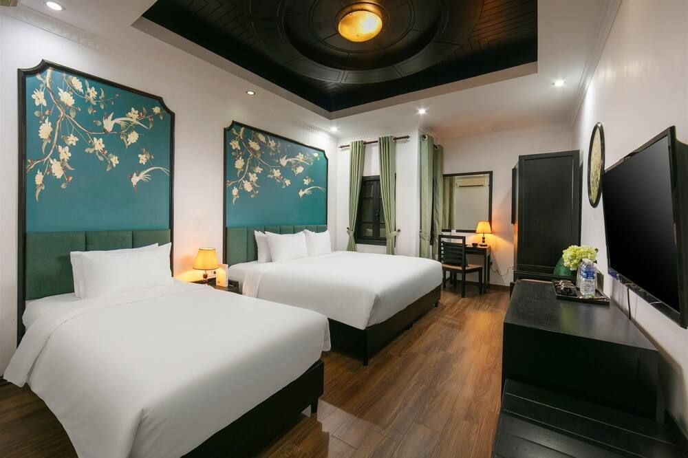 Old Quarter Charm Hotel - האנוי - חדר שינה