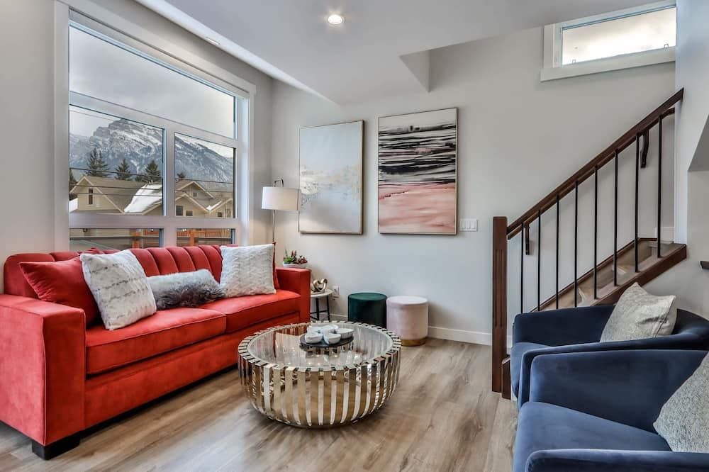 The Parq By Samsara Resort Top View Downtown 4br & 3bth - Canmore - Salon