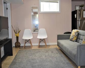 Beautiful and spacious two bed room Basement Apartment - Caledon - Living room