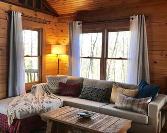 Mountaintop View 1.5 miles from downtown. Hot Tub, WiFi, Fireplace - Hot Springs - Living room