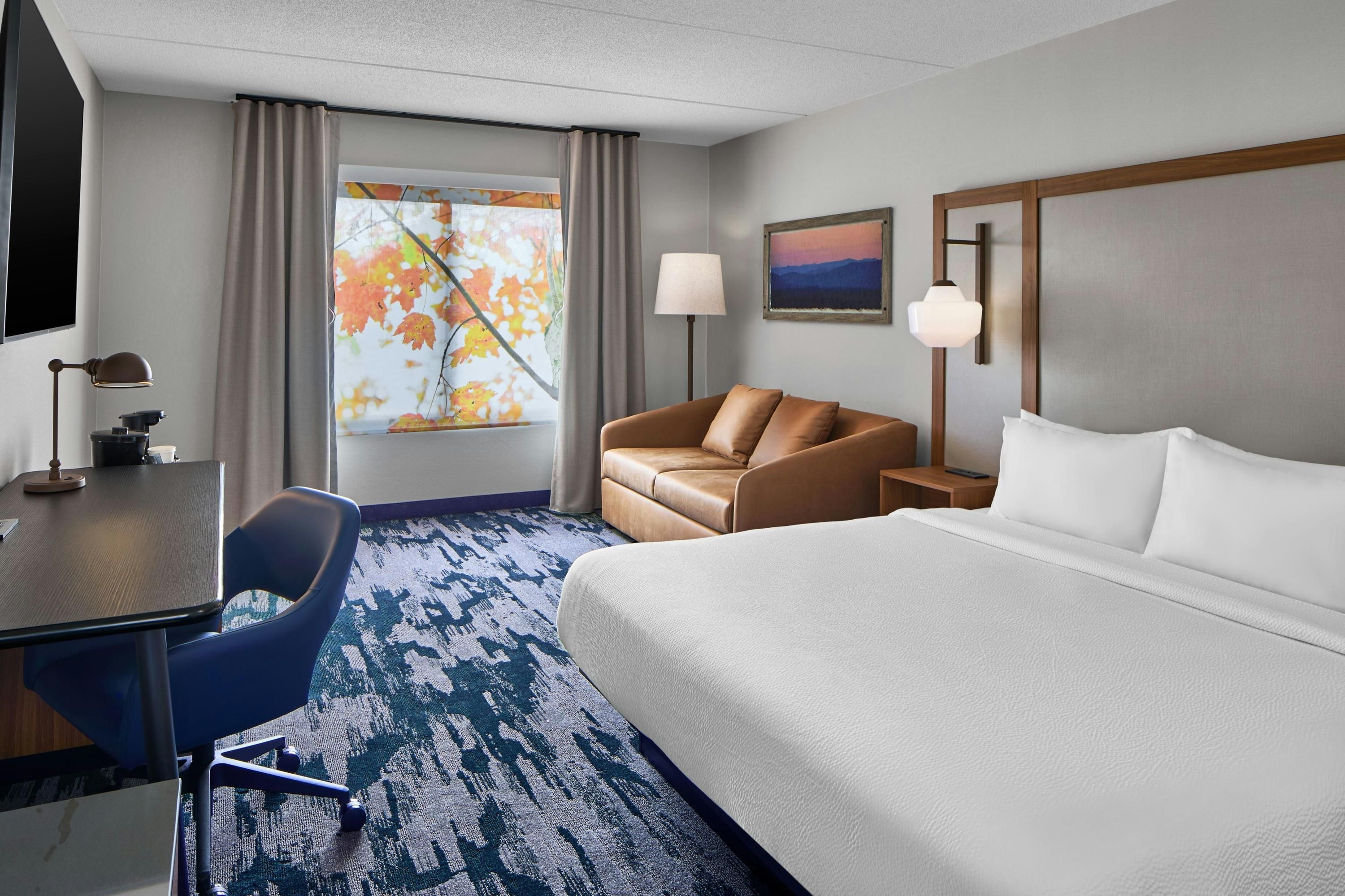 Fairfield Inn & Suites by Marriott Rochester East - Webster - Slaapkamer