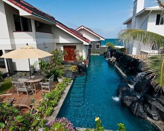 Kailua Oceanfront-60' Lap Pool - Upscale Quiet Neighborhood - Legal - Kailua - Piscine