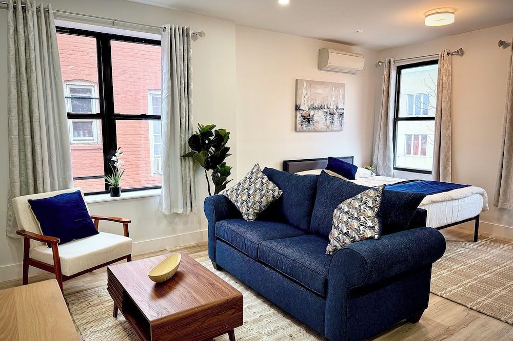 Brand New Studio Near 3 Major Hospitals Brookdale/Kings County/Suny Downstate - بروكلين - غرفة معيشة