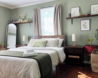 The Boho Bungalow -- New Listing -- Close To Bna, Broadway, Zoo, Opry And Geodis - Nashville - Phòng ngủ