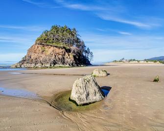 Dog-friendly oceanfront condo with beach access & Proposal Rock view - Neskowin - Beach