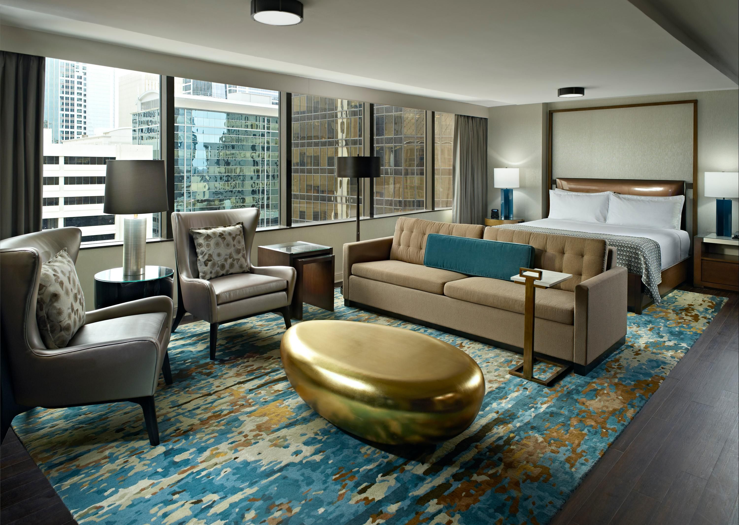 أومني شارلوت هوتل - تشارلوت (نورث كارولينا) - غرفة نوم