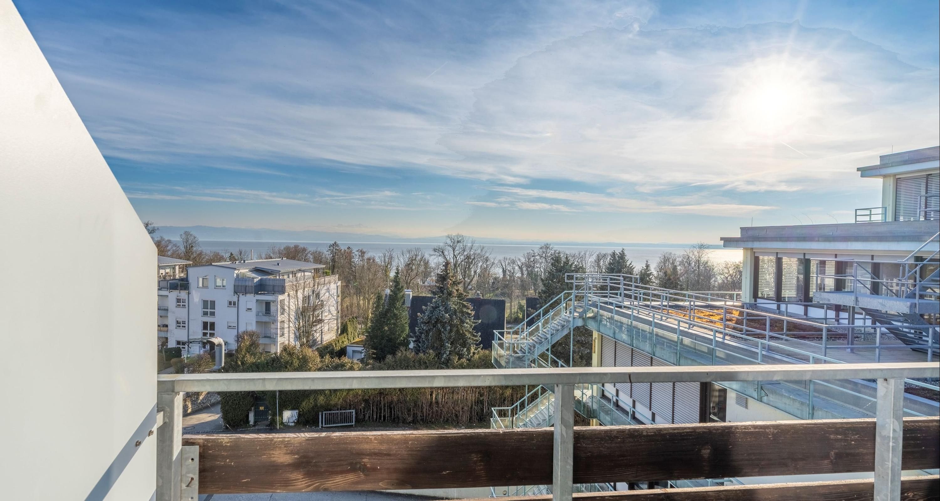 Plaza Hotel Föhr Am Bodensee - פרידריכסהאפן - מרפסת