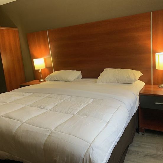 Bedroom view of Sky Hotel Flushing/Laguardia Airport