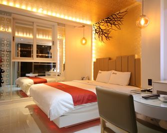 Donghae Luxury Java Self Check-in Motel - Donghae - Slaapkamer