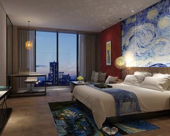 Hisilk Artwork Center Fliport Coso Hotel - شيامن - غرفة نوم