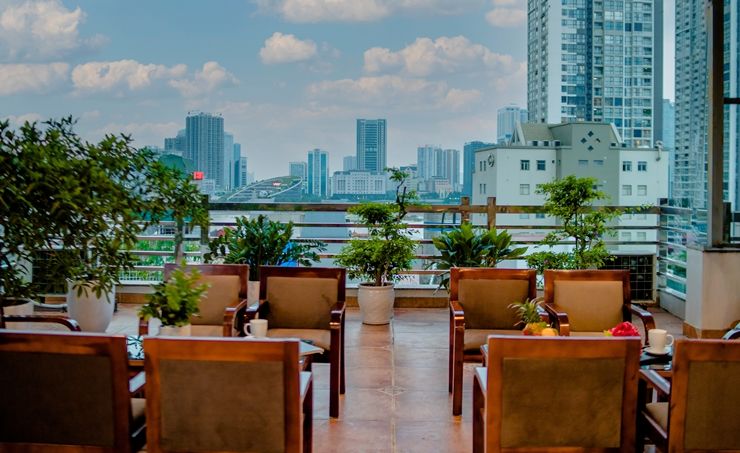 Grace Hotel & Residence - האנוי - מרפסת