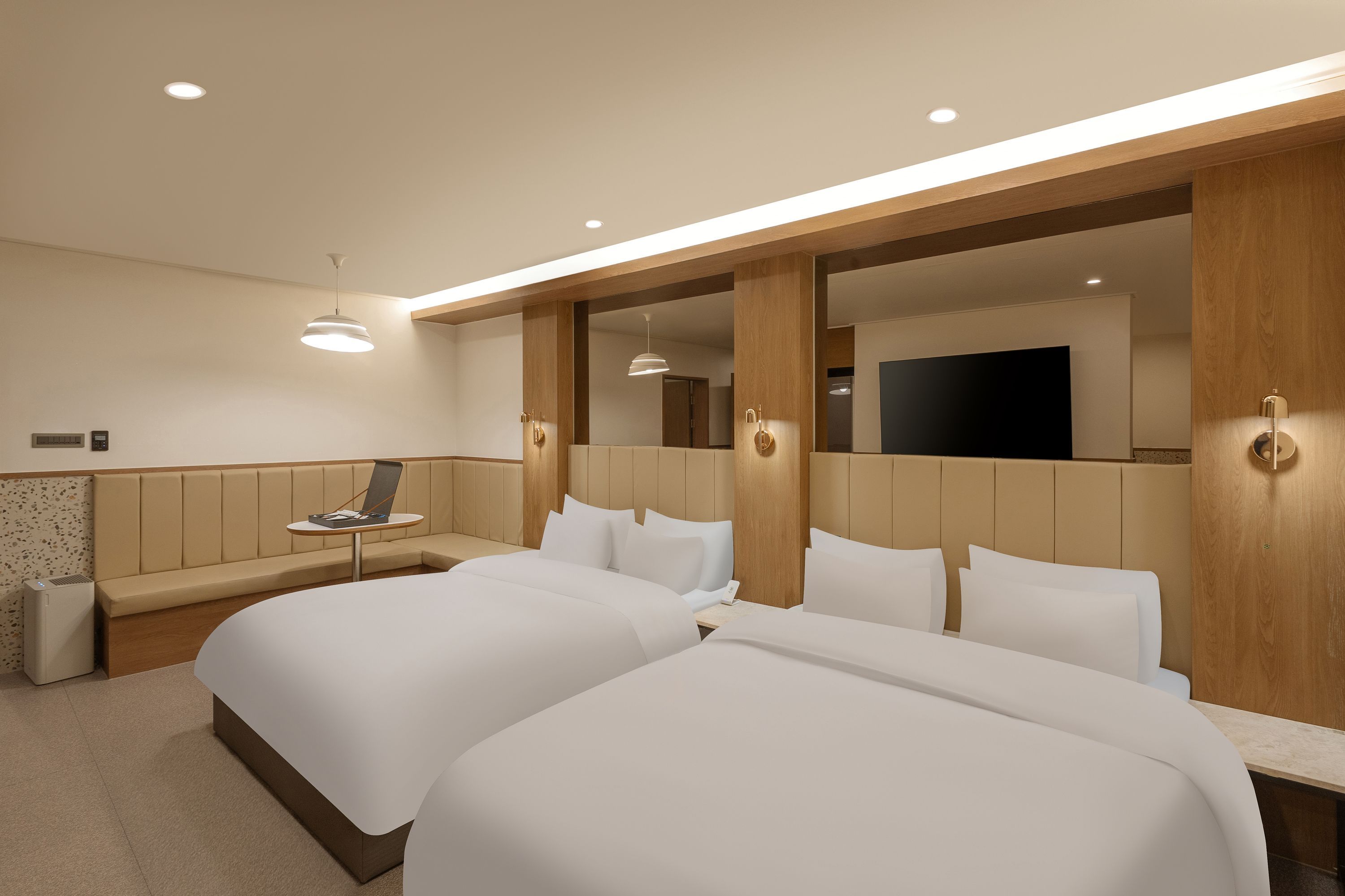 Andong Brown Dot Okdong Branch - Andong - Спальня