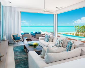 Luxury Beachfront, Villa Eos, Long Bay Beach Club, Long Bay - Providenciales - Living room