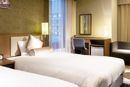 Hotel Unizo Tokyo Ginza-itchome - Tokyo - Bedroom
