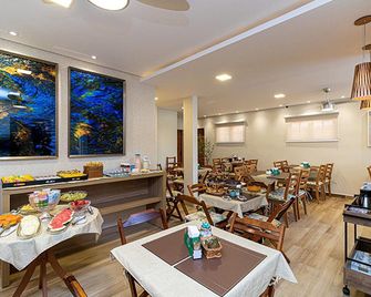 Pousada Flor De Lótus - אובטובה - חדר אוכל