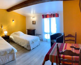 Hotel Des Bains Et Des Gorges - Amélie-les-Bains-Palalda - Schlafzimmer