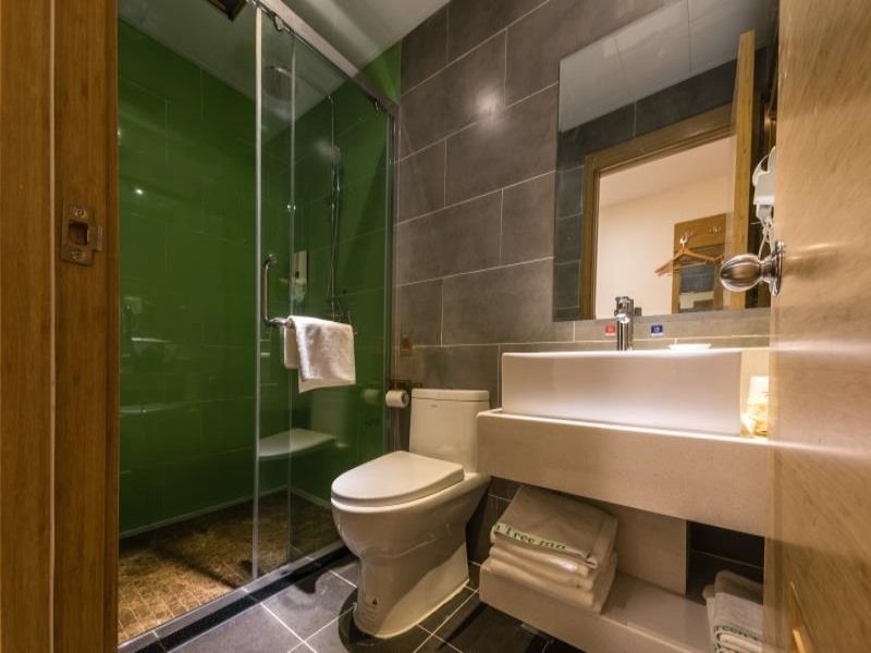 Greentree Inn Xi'an Xincheng District Raily Station Wukou Metro Station Hotel - Xi'an - Bathroom