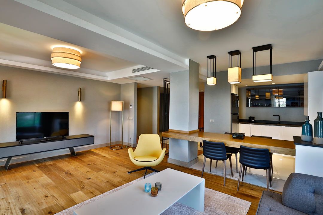 Mare Deluxe Residences & Villas - Gündoğan - Sala de estar