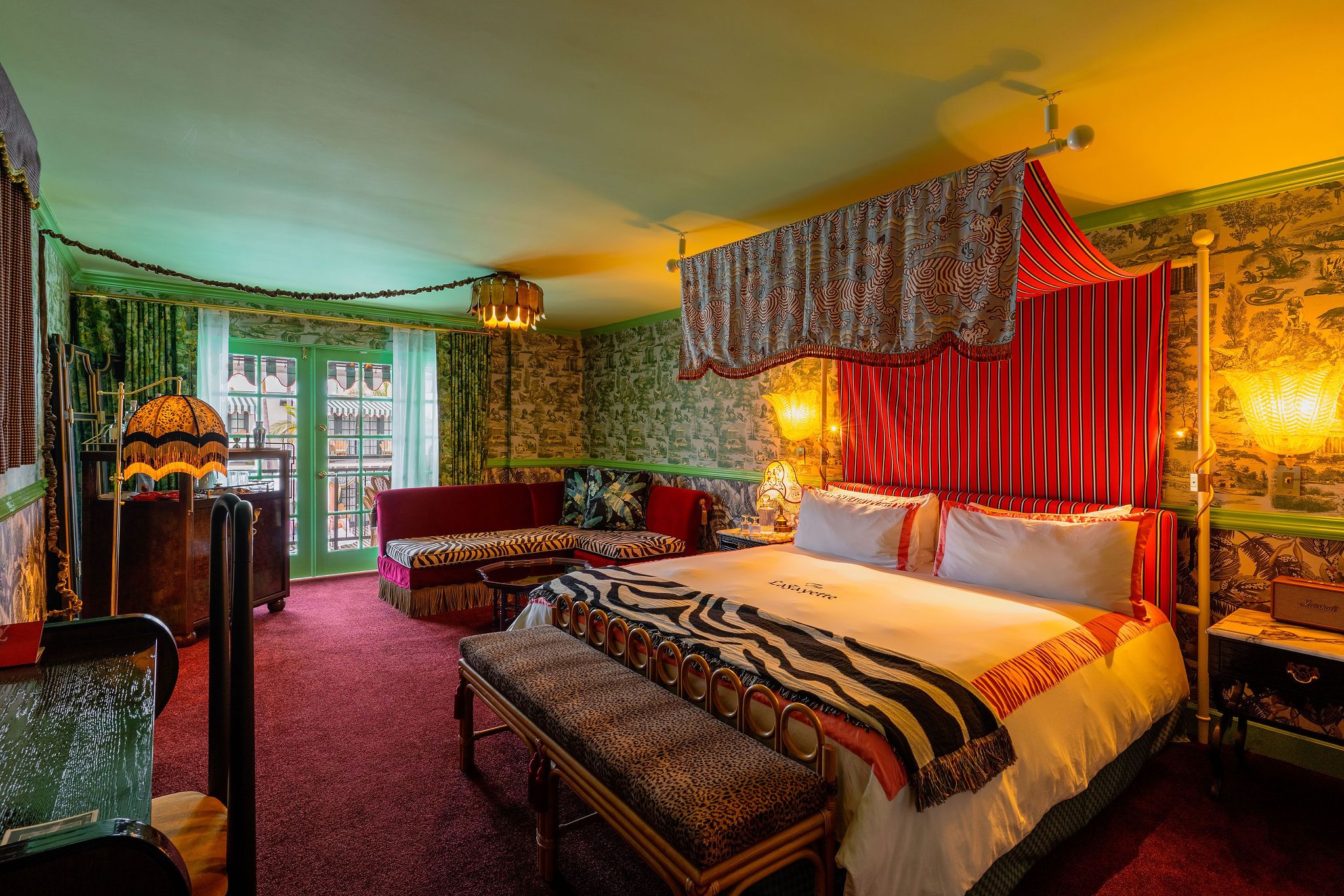 Bedroom view of The Lafayette Hotel, Swim Club & Bungalows