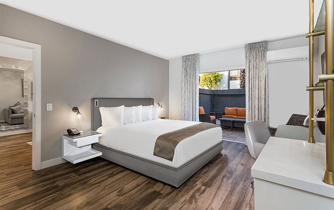 Bedroom view of The Anaheim Hotel