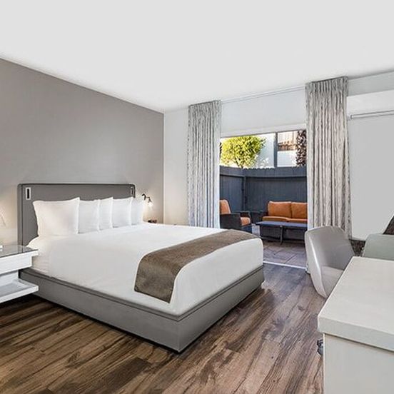 Bedroom view of The Anaheim Hotel